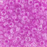 Preciosa 9/0 2.5 mm Seed Beads - Purple Crystal with Pearl Finish, 20 g