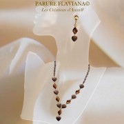 Twisted pearly pearls 19x13mm Black x10