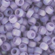 Toho Seed beads 15/0 TO15R166DF - Tr Frosted Lt Amethyst AB x8g|raw }}