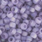 Toho Seed beads 15/0 TO15R166DF - Tr Frosted Lt Amethyst AB x8g