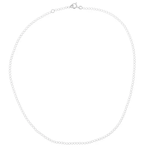 Filed Chain Rombo Choker 2.2 mm - Silver 925 x42 cm