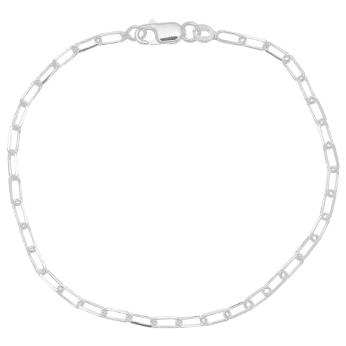 Rectangular Mesh Bracelet 2.7 mm - Silver 925 x19cm