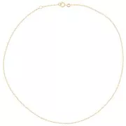 1.6mm cable chain Choker - 3 microns Gold plated x42 cm