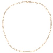 2.7mm Bilbao mesh Choker - Gold plated 3 microns x42 cm