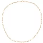 2.7mm Bilbao mesh Choker - Gold plated 3 microns x42 cm