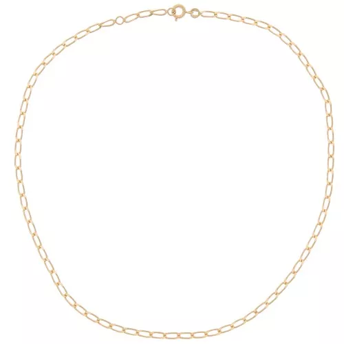 2.7mm Bilbao mesh Choker - Gold plated 3 microns x42 cm