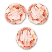 Round bead PureCrystal 5000 8 mm - Pink Peach x1