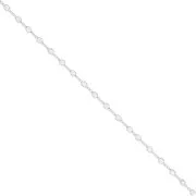 Chain Fancy with cubes 2 mm in Silver 925 x50cm