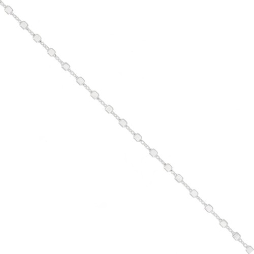 Chain Fancy with cubes 2 mm in Silver 925 x50cm