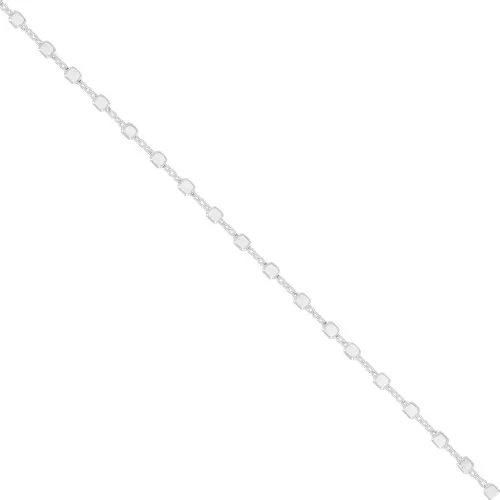 Chain Fancy with cubes 2 mm in Silver 925 x50cm