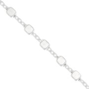 Chain Fancy with cubes 2 mm in Silver 925 x50cm