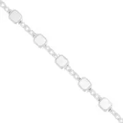 Chain Fancy with cubes 2 mm in Silver 925 x50cm