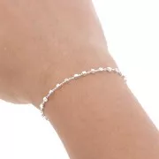 Chain Fancy with cubes 2 mm in Silver 925 x50cm