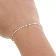 Palm Tree Chain 1 mm in Silver 925 x50cm