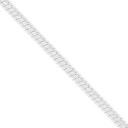 Serpentine Chain 1.1 mm in Silver 925 x50cm