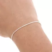 Serpentine Chain 1.1 mm in Silver 925 x50cm