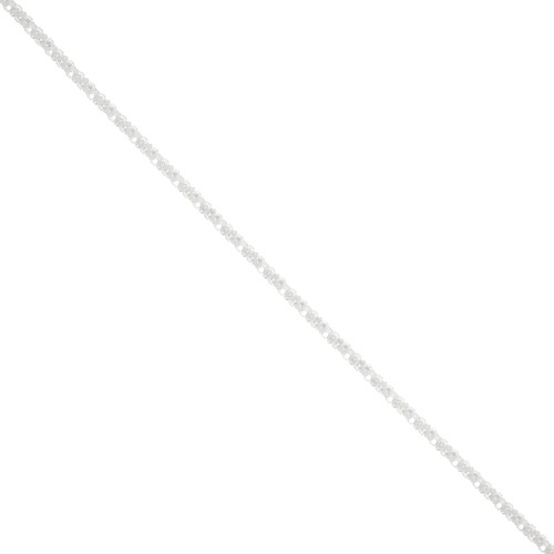 Chain mesh 1.2 mm in Silver 925 x50cm