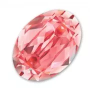 PureCrystal 4120 Oval Fancy Stone 14x10mm Rose Peach