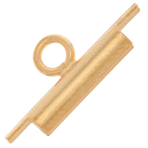 Weaving tip for Seed beads & Delica Miyuki 10 mm - Fine gold plated