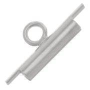 Miyuki 10 mm seed beads & Delica weaving tip - Rhodium Tone x1|raw }}