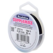 0.25mm Supplemax Monofilament illusion cord - Black x50 m