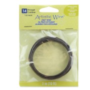 Artistic Wire 1.6 mm anti-tarnish - Aged copper x3m