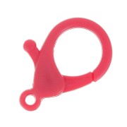 25mm Acrylic Lobster Clasp - Red x1