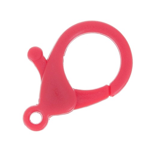 25mm Acrylic Lobster Clasp - Red x1