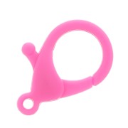 25mm Acrylic Lobster Clasp - Fuchsia x1|raw }}
