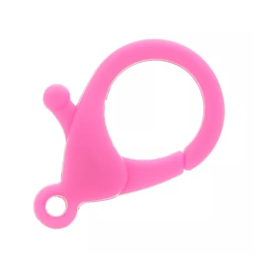 25mm Acrylic Lobster Clasp - Fuchsia x1