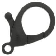 36mm Acrylic Lobster Clasp - Black x1|raw }}