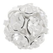 Rhinestones Ball 10mm Silver-colored Crystal|raw }}