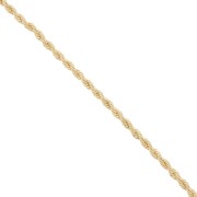 3mm Rope Mesh Chain - Gold Tone x1m