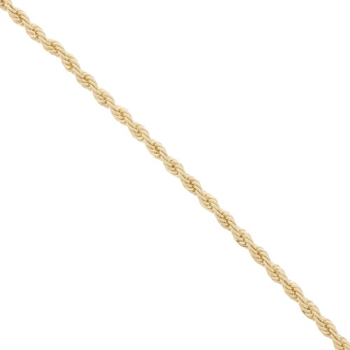 4mm Rope Mesh Chain - Gold Tone x1m