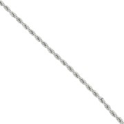 4mm Rope Mesh Chain - Rhodium Tone x1m