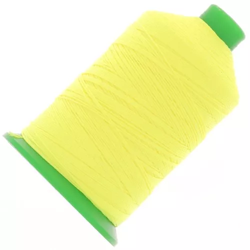 Vega Super polyester yarn size 20 - Neon Yellow n°900 x300m