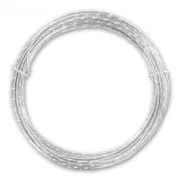 Aluminium wire Diamond 2mm Silver tone x 10m