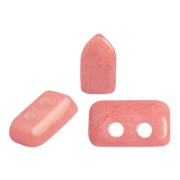 2x5mm Piros® Glass beads by Puca® - Opaque Indian Peach x10g