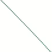 Rhinestones brass chain in cut crystal 2.10 mm Silver Tone - Emerald x50cm