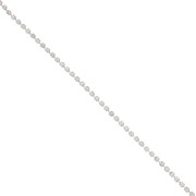 Rhinestones brass chain in cut crystal 2.10 mm Silver Tone - Crystal x50cm|raw }}