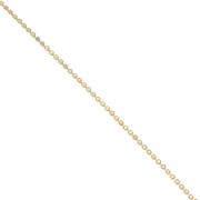 Rhinestones brass chain in cut crystal 2.10 mm Gold Tone - Crystal AB x50cm