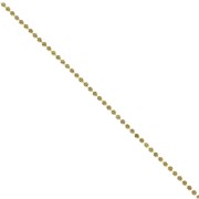 Rhinestones brass chain in cut crystal 2.10 mm Gold Tone - Crystal Vitrail Médium