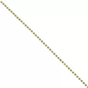 Rhinestones brass chain in cut crystal 2.10 mm Gold Tone - Crystal Vitrail Médium