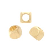 Cube beads 2 mm - Fine Gold plated x20|raw }}