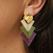 Cube beads 2 mm - Fine Gold plated x20