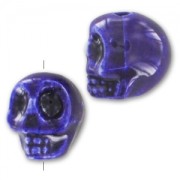 Ceramics skull 13x11 mm Cobalt x1|raw }}