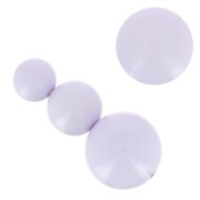 Assortment of 26 beads 8-10-14 mm & 2 cabochons in opaque resin - Parma x1|raw }}