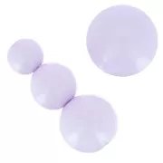 Assortment of 26 beads 6-8-10mm and 2 cabochons in opaque resin - Parma x1