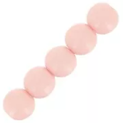 4mm Opaque resin bead - Light Pink x15