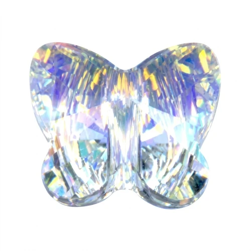 PureCrystal 5754 Butterfly  8mm Crystal AB x1